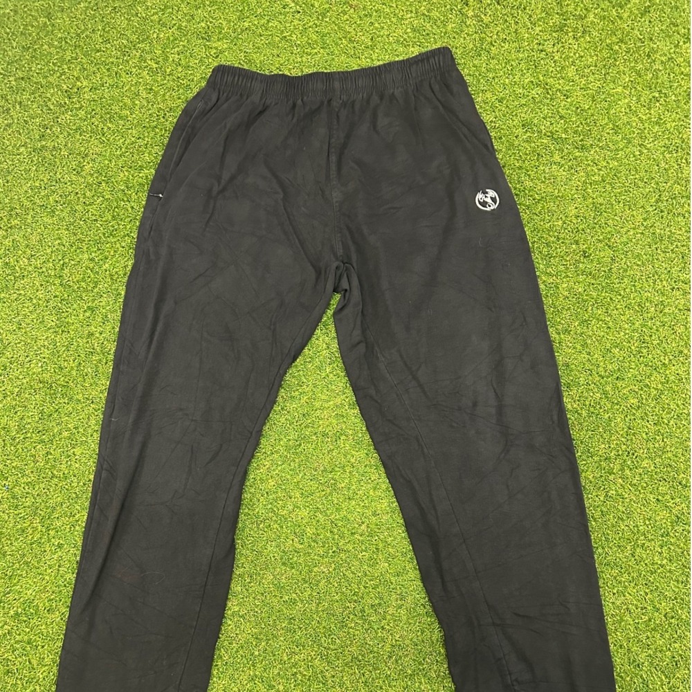 Scorpion Style 0404 Mens XL Black Elastic Waist Casual Straight Leg Pants
